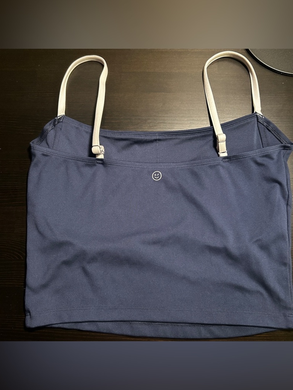 Gilly Hicks Active Recharge Under-Bust Tank Top - Navy/white (size Large Curvy) - Picture 2 of 5